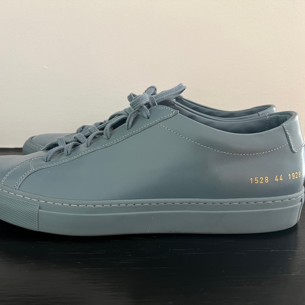 Common Projects Blue Minimalist Sneakers